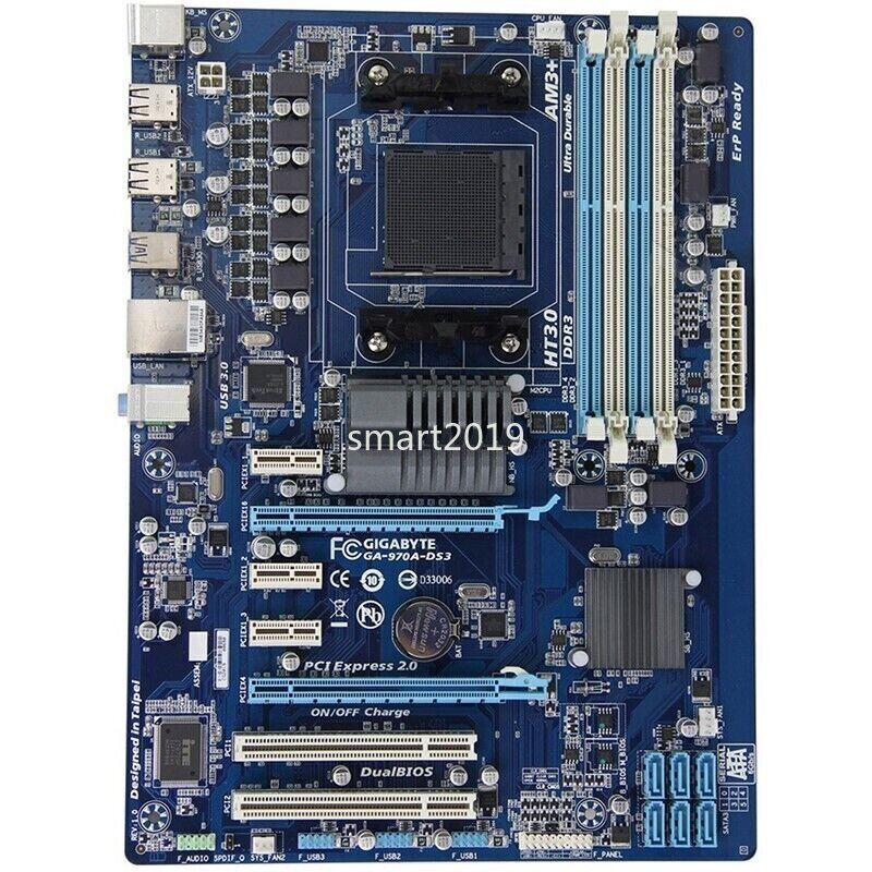 For Gigabyte GA-970A-DS3 Motherboard ATX Socket AM3+ AMD 970 DDR3 32GB PCI-E 2.0