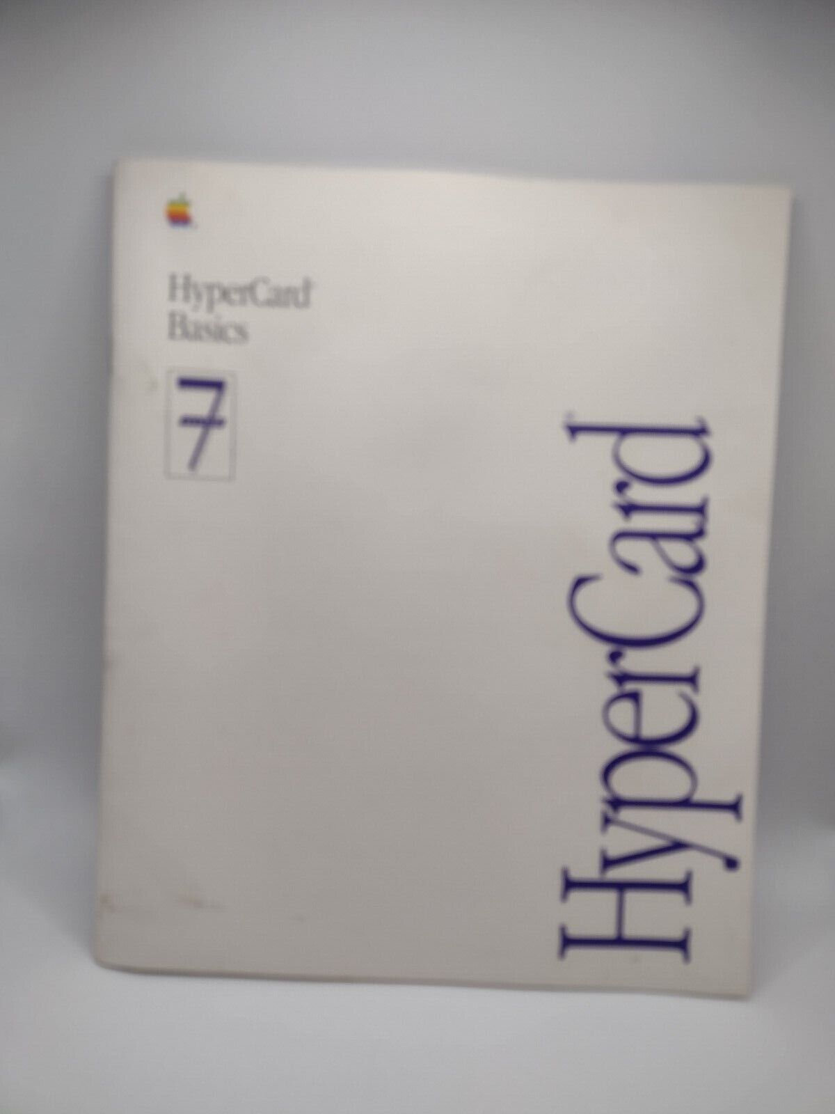 1991 Apple Macintosh VINTAGE HyperCard Basics Manual & Disk - v 2.1 690-5765-A