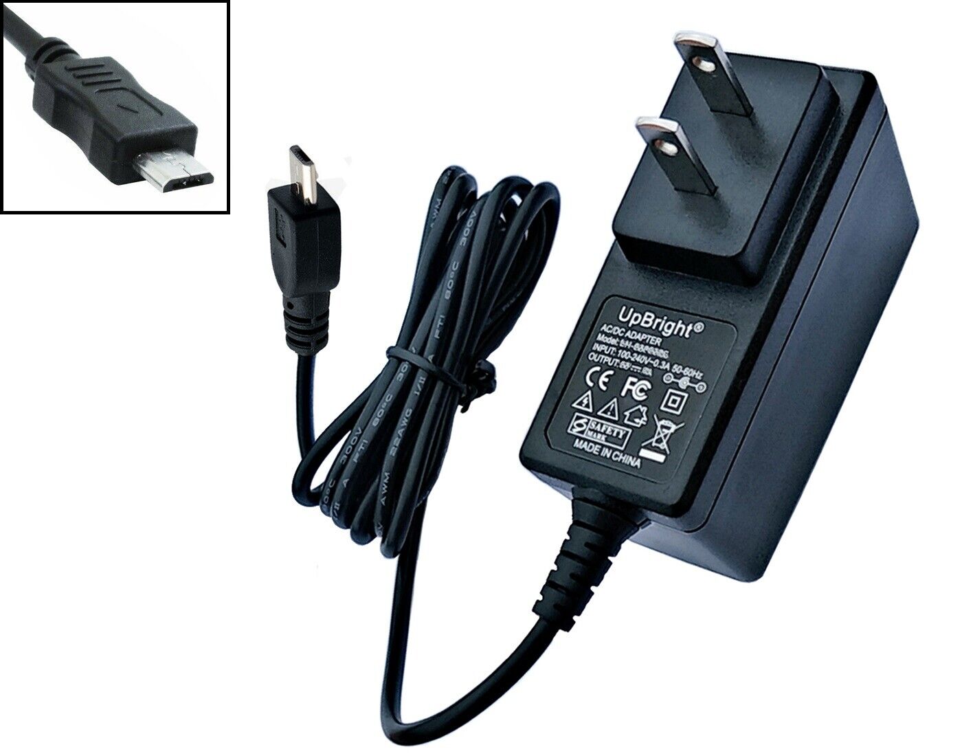 AC Adapter For QiSa YD-820W KR-T01 38800mAh Solar Waterproof Power Bank Charger 