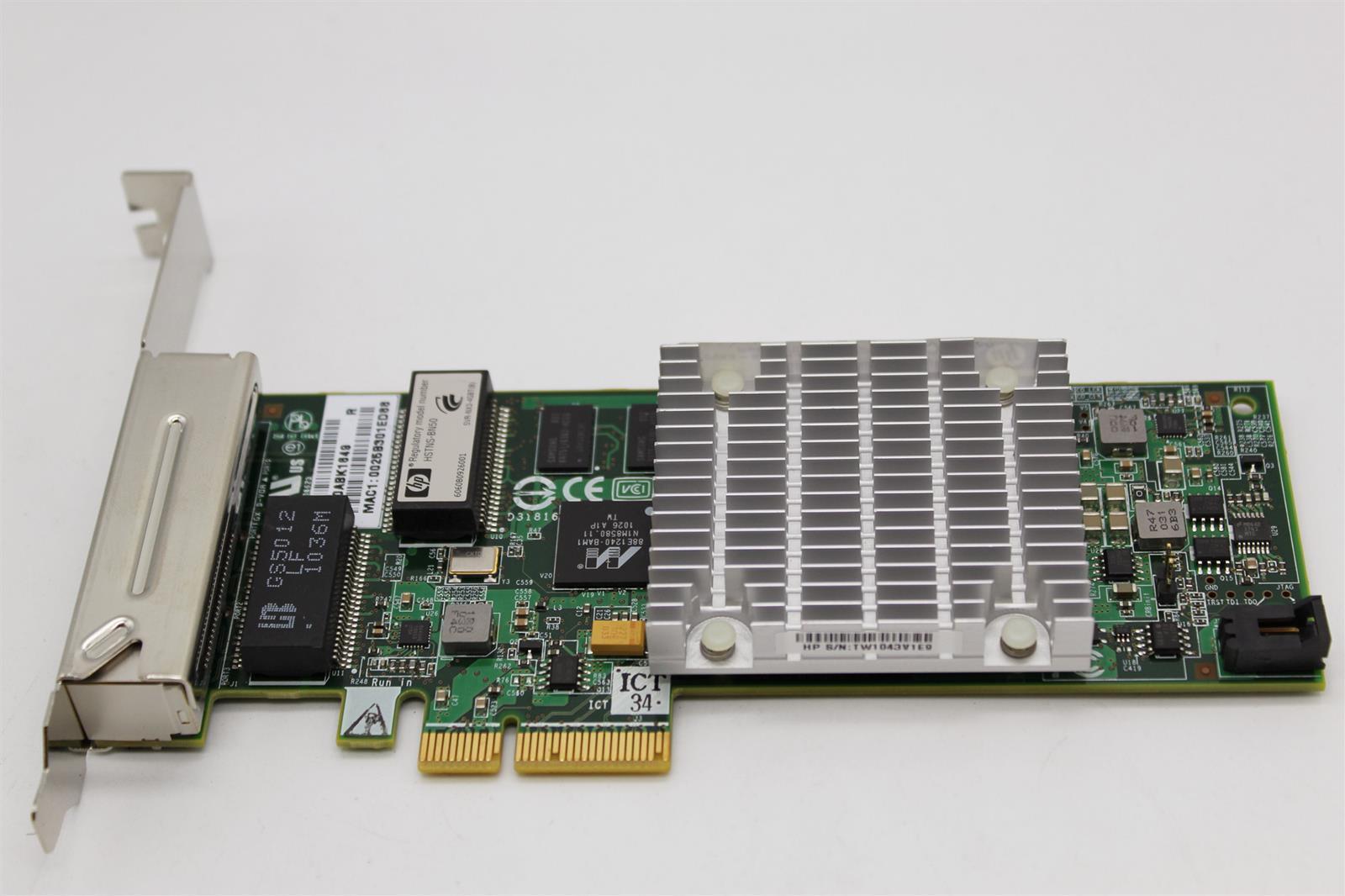 HP 491176-001 NC375T PCI EXPRESS 4 PORT GIGABIT SERVER ADAPTER 0H1251