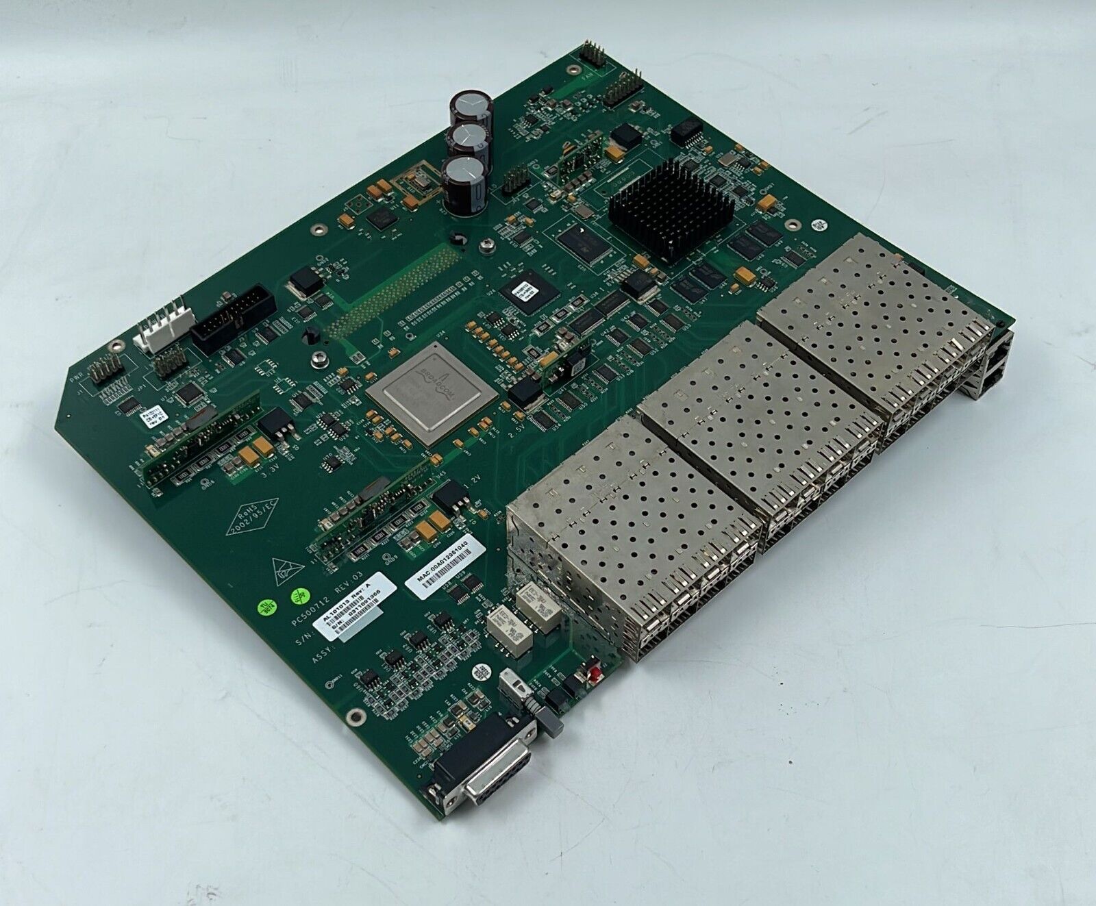 Telco Systems T-metro TM-7124S-DC Ethernet Switch Board 24-Port 