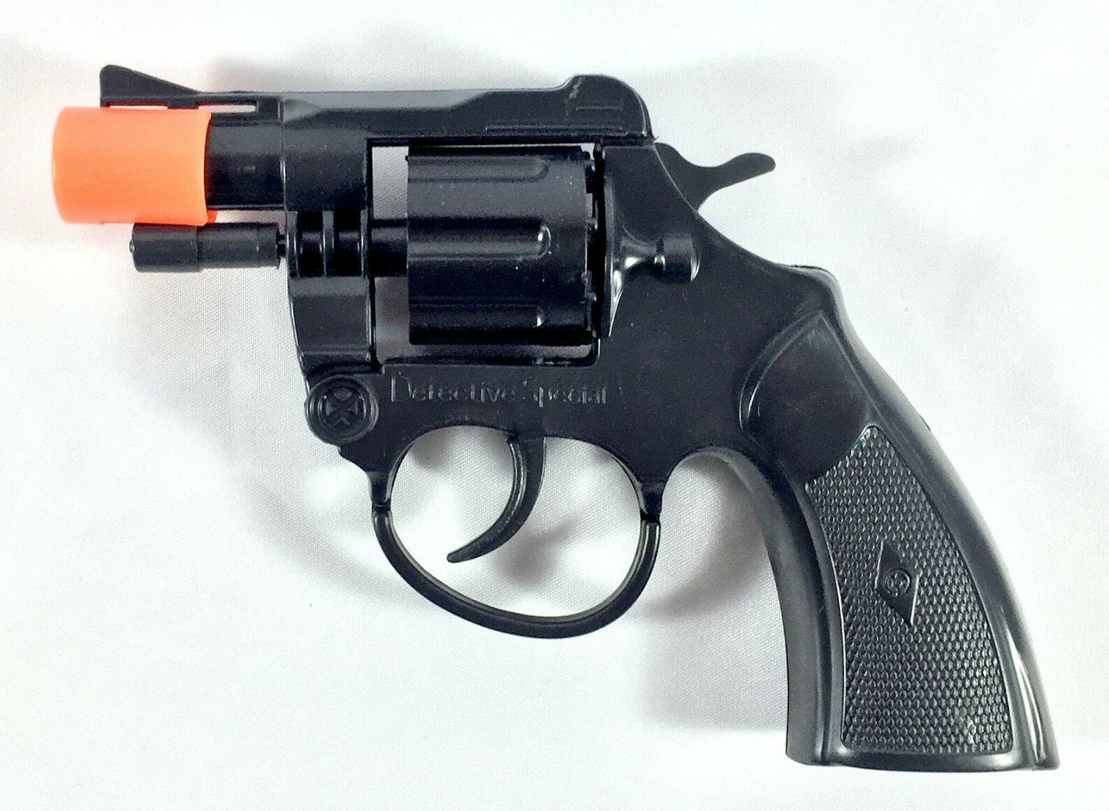 Super Cap Gun Toy Pistol Handgun 8 shot Snub-Nosed Revolver Military Police
