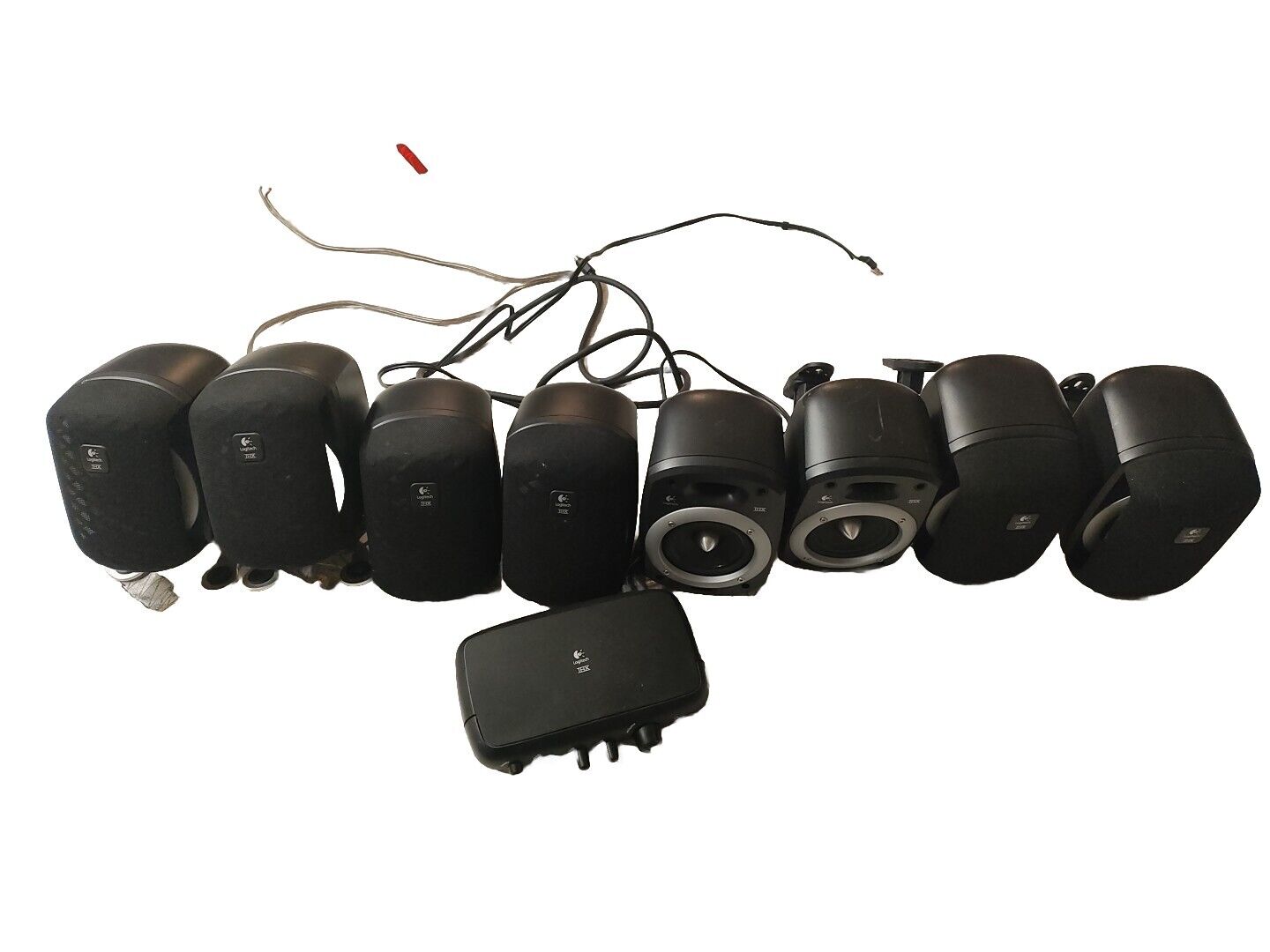 Logitech Z-560 THX Set of 8 Satellite Speakers Surround Sound Home Theater