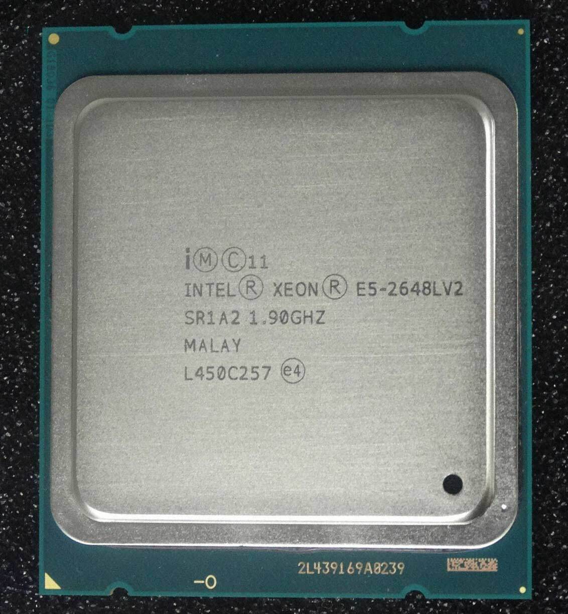 Intel Xeon e5-2648l v2 10-core sr1a2 1.9GHz (2.5GHz) lga2011 CPU processor