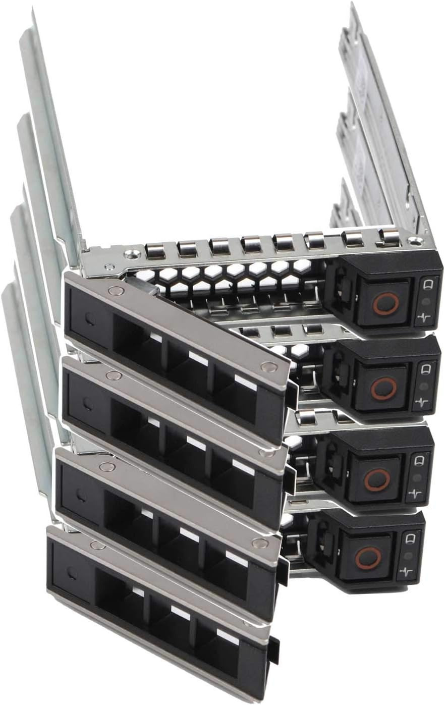 Pack-4 2.5 Inch Hard Drive Caddy 0DXD9H DXD9H Compatible for Dell Poweredge Ser
