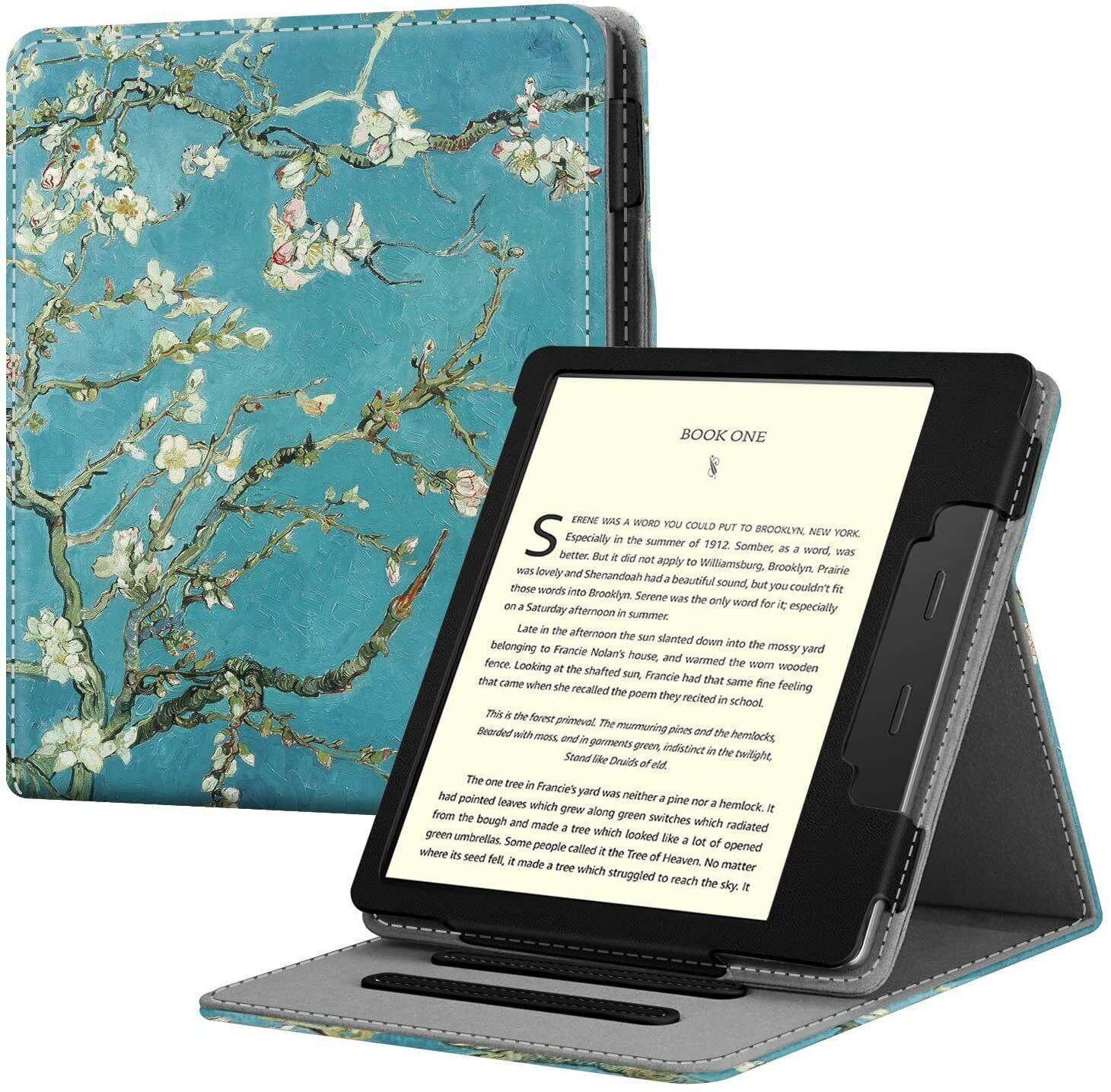 Flip Case for Kindle Oasis (10th/9th Gen 2019/2017) Multi Angle Hands Free Cover