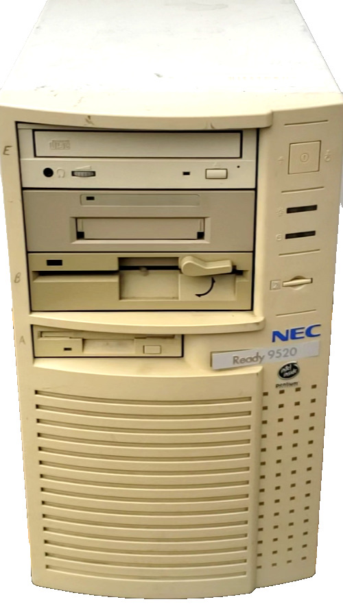 Rare Vintage NEC Ready 9520 Intel Pentium Retro Desktop Computer 150MB RAM