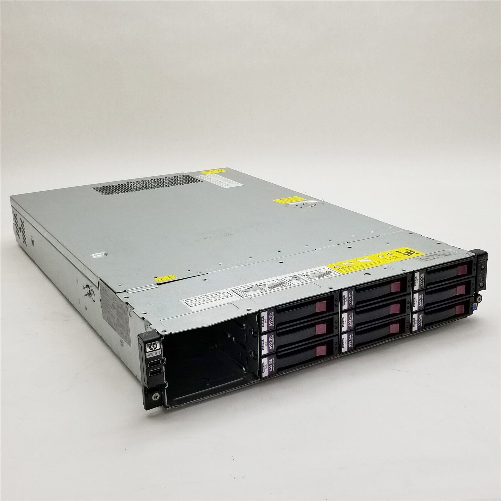 HP StorageWorks P4500 G2 12LFF E5520 2.27GHz 8GB RAM 9*600GB 15K HDD P410 Server
