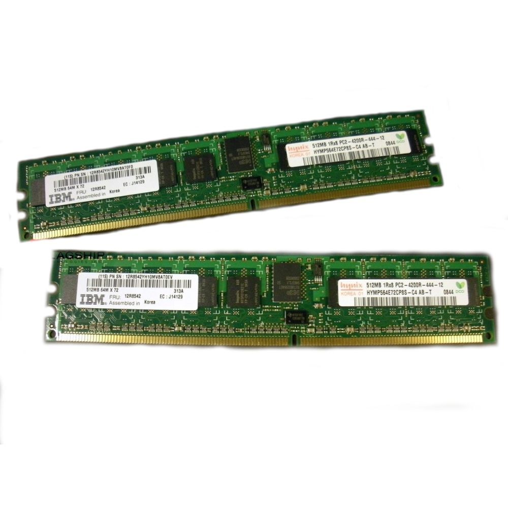 IBM 4400-9406 1GB (2x 512MB) DDR2 Memory Kit 12R8542