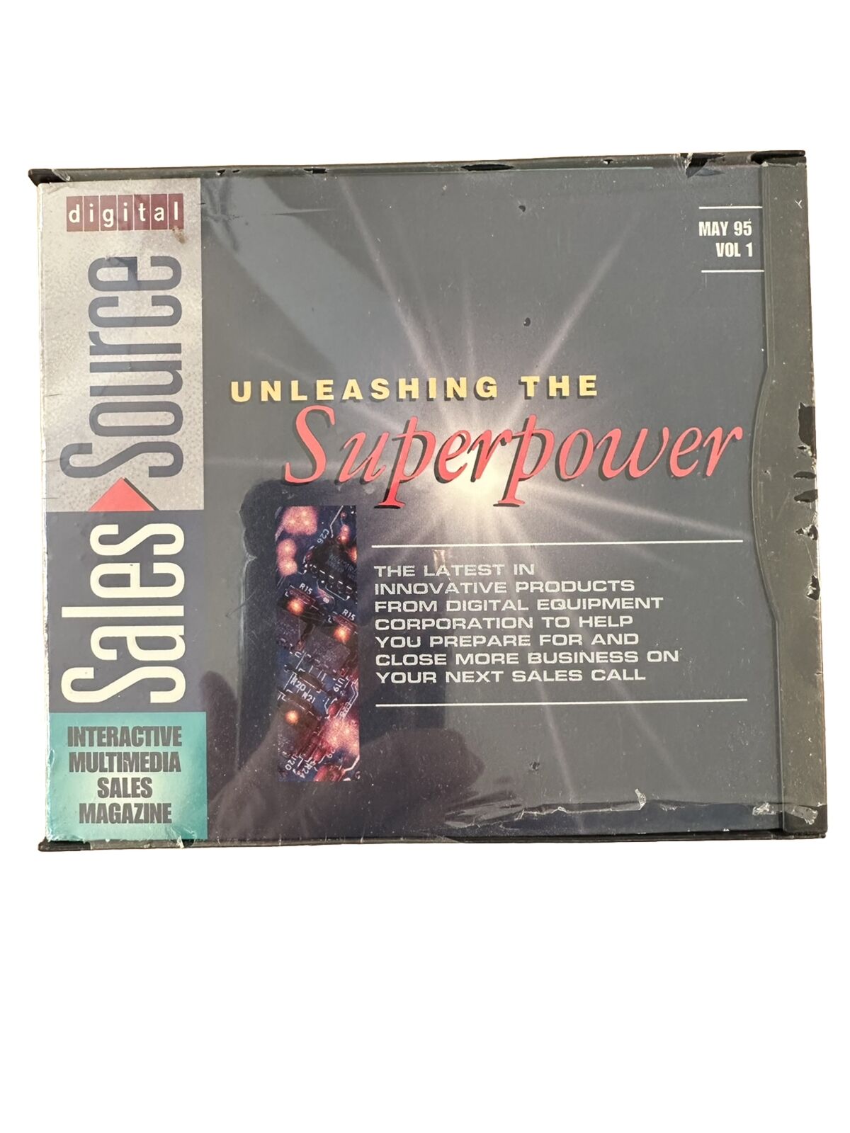 Very Rare Vtg New 1995 DEC Digital Sales Source CD Sales Magazine Sealed