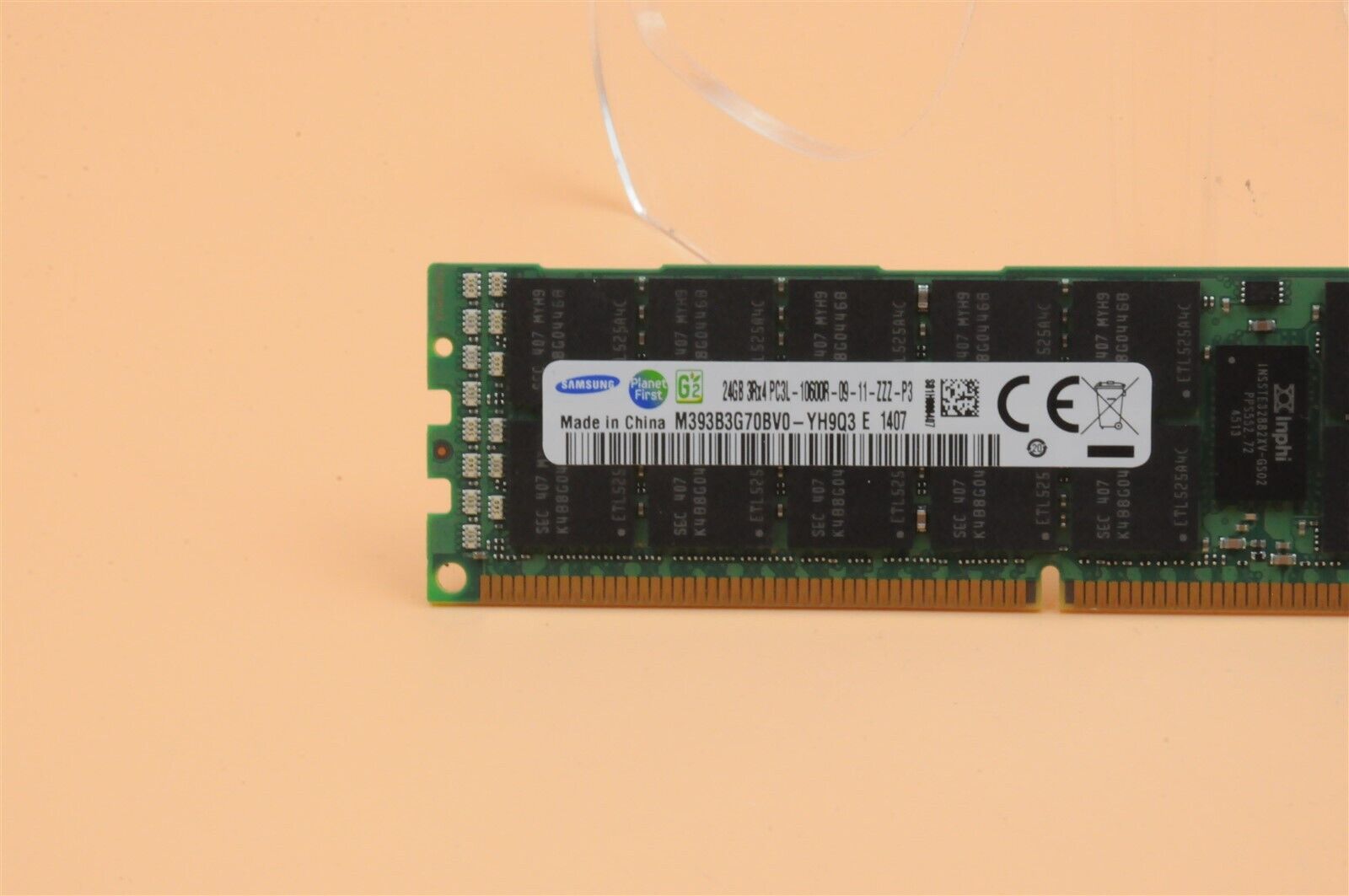 M393B3G70BV0-YH9 SAMSUNG 24GB 3RX4 PC3L-10600R MEMORY MODULE (1X24GB)