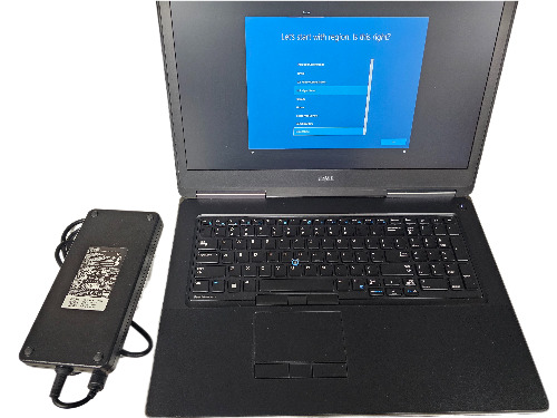 almost perfect. Dell Precision 7720 laptop with power supply i7-6920hq