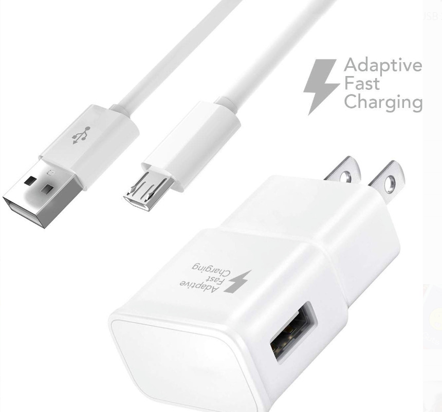 Fast Wall Charger + micro USB Cable for Samsung Galaxy Tab A 10.1 4 7.0 8.0 9.7