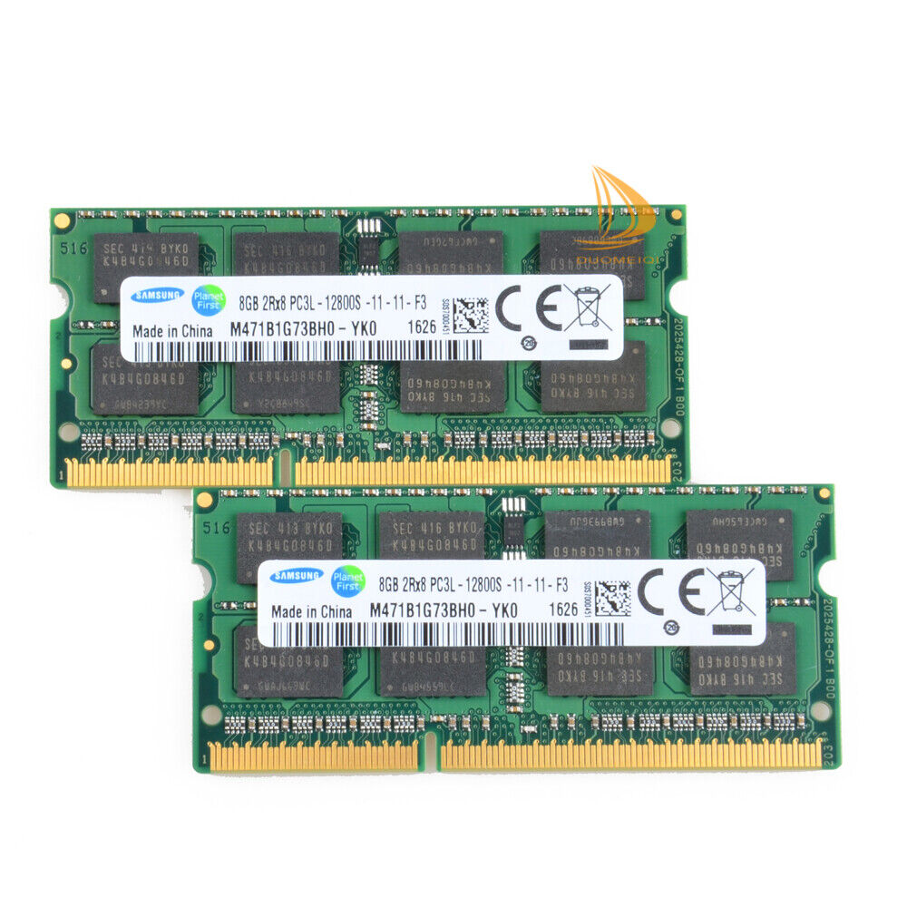 Samsung 16GB 2x 8GB PC3L-12800 DDR3 1600MHz Memory for MacBook Pro Mid-2014 13\