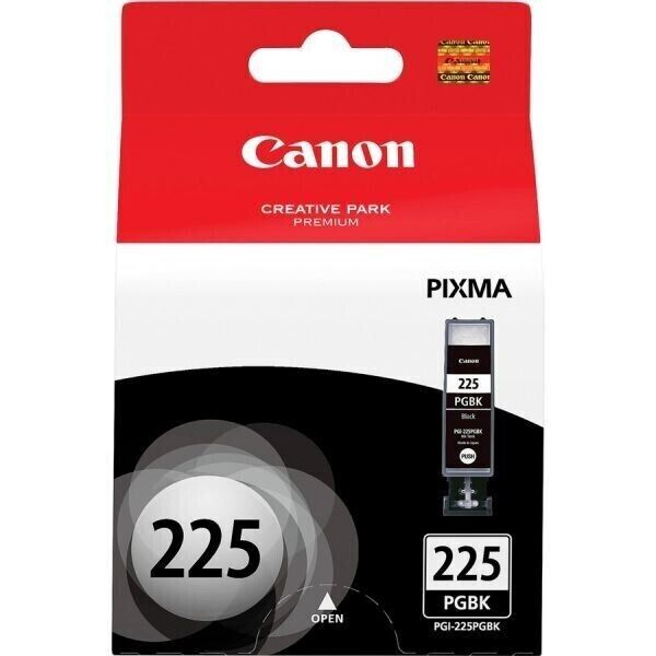 NEW Genuine Canon Pixma 225 PGBK PGI-225PGBK Black Ink Cartridge Sealed OEM