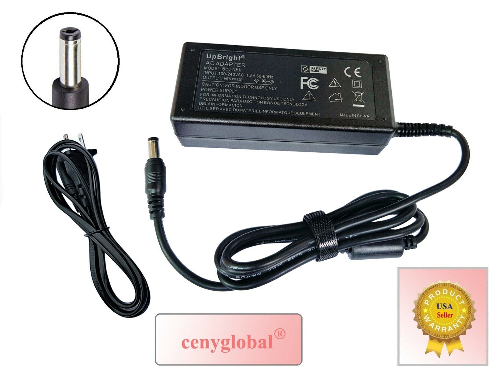 Global AC/DC Adapter For Yongnuo Pro LED Video Studio Light Series Power Charger