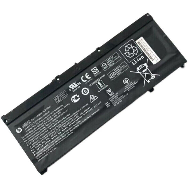 70.07WH Genuine SR04XL Battery for HP Omen 15-dc0000 916678-171, 917678-1B1 US