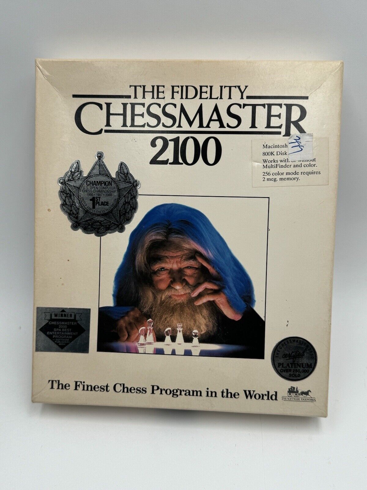 Vintage The Fidelity Chessmaster 2100 Game For Macintosh