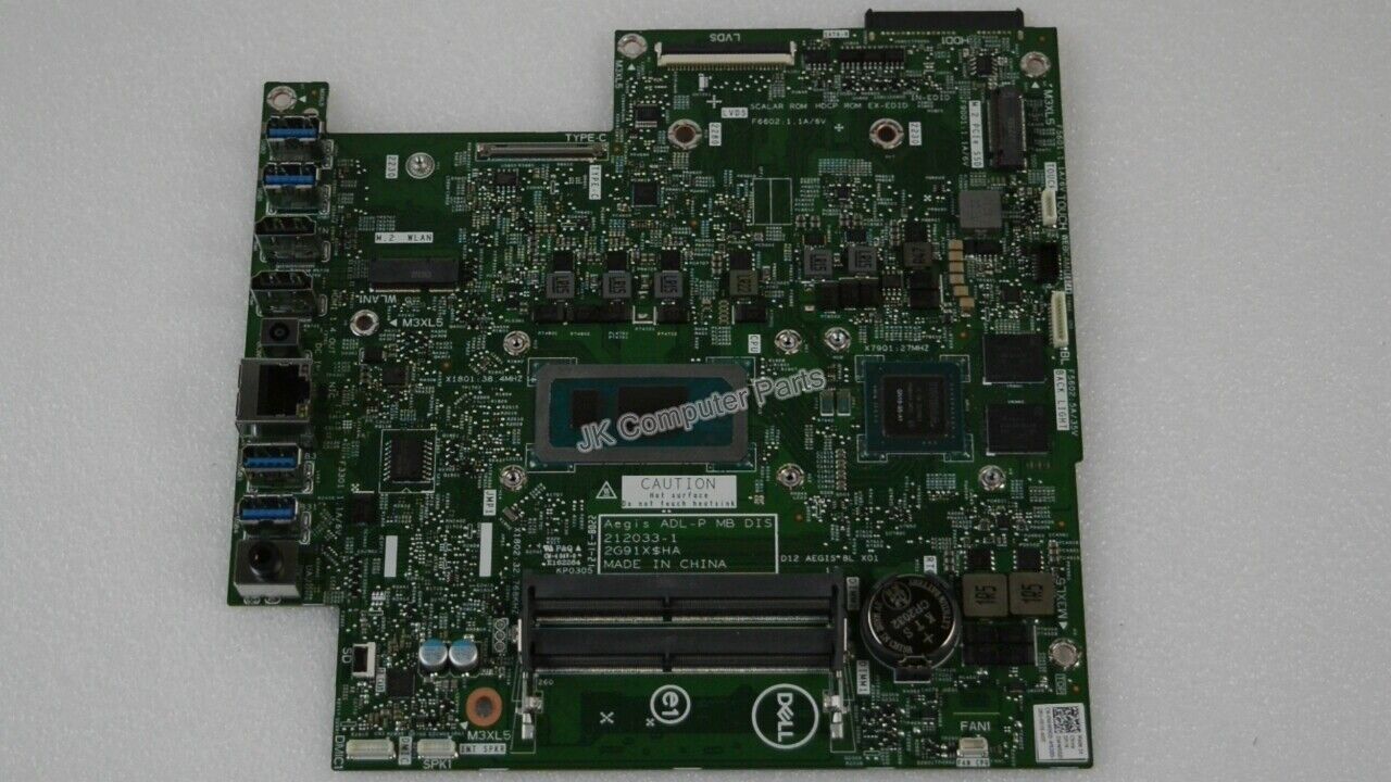 Dell Inspiron 27 7710 AIO Motherboard i7-1255U/3.5GHz GeForce MX550 2GB