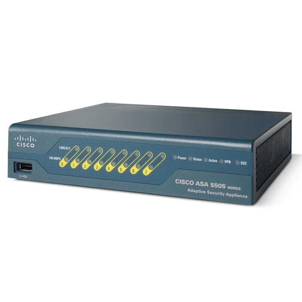 Cisco ASA5505-BUN-K9 Adaptive Firewall Security Appliance NEW  90 returns