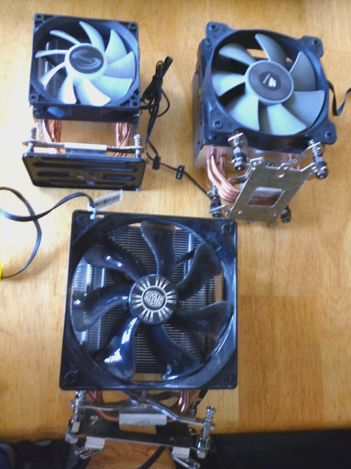 Mixed Lot of 3x Heatsink CPU Coolers Intel 1150 AMD AM4