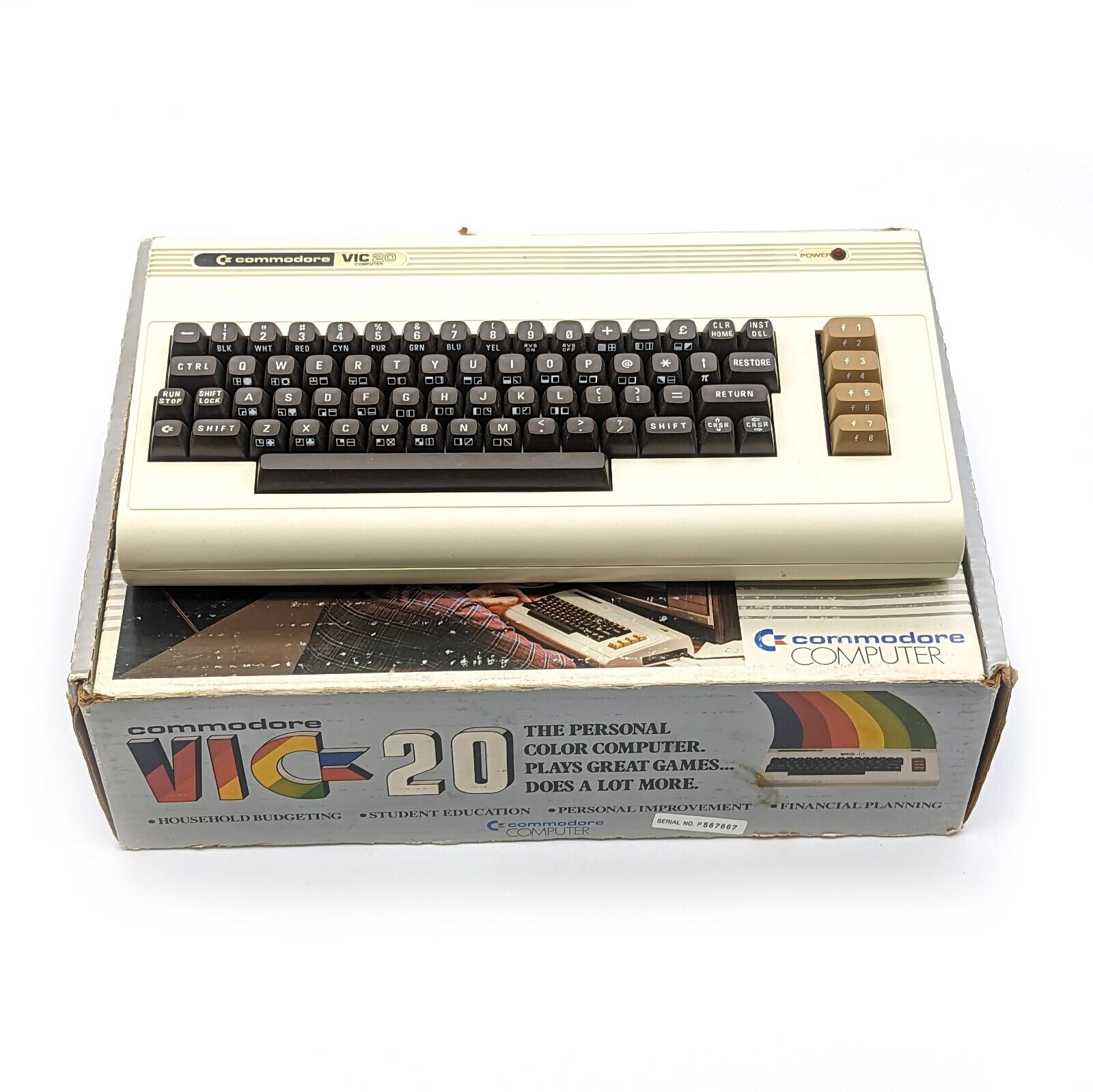 Commodore VIC-20 Personal Computer with Original Box UNTESTED