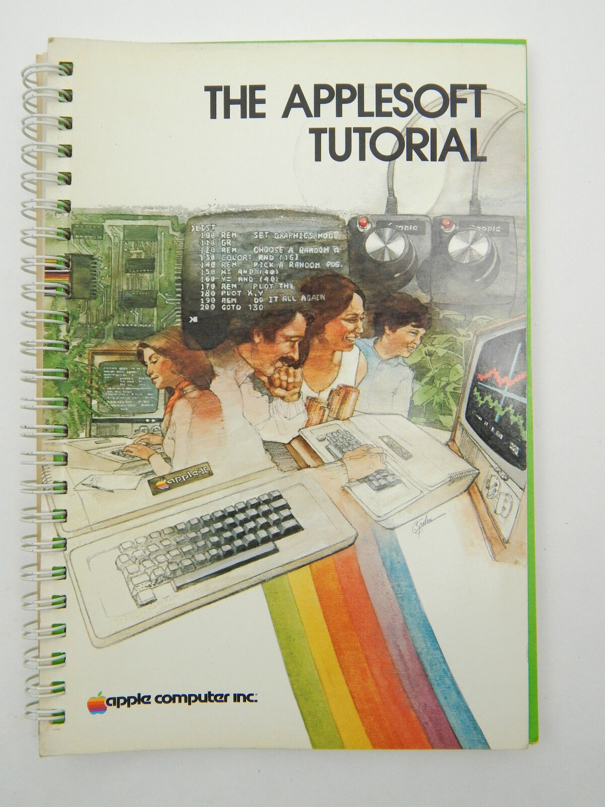  Vintage The Apple Soft Tutorial Computer Manual / Guide 030-0044-D 