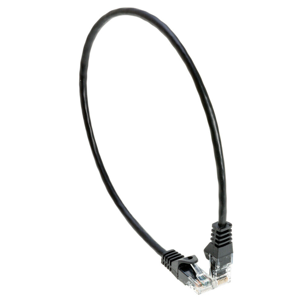 CAT6e/CAT6 Ethernet LAN Network RJ45 Patch Cable Black 1.5FT- 20FT Multipack LOT