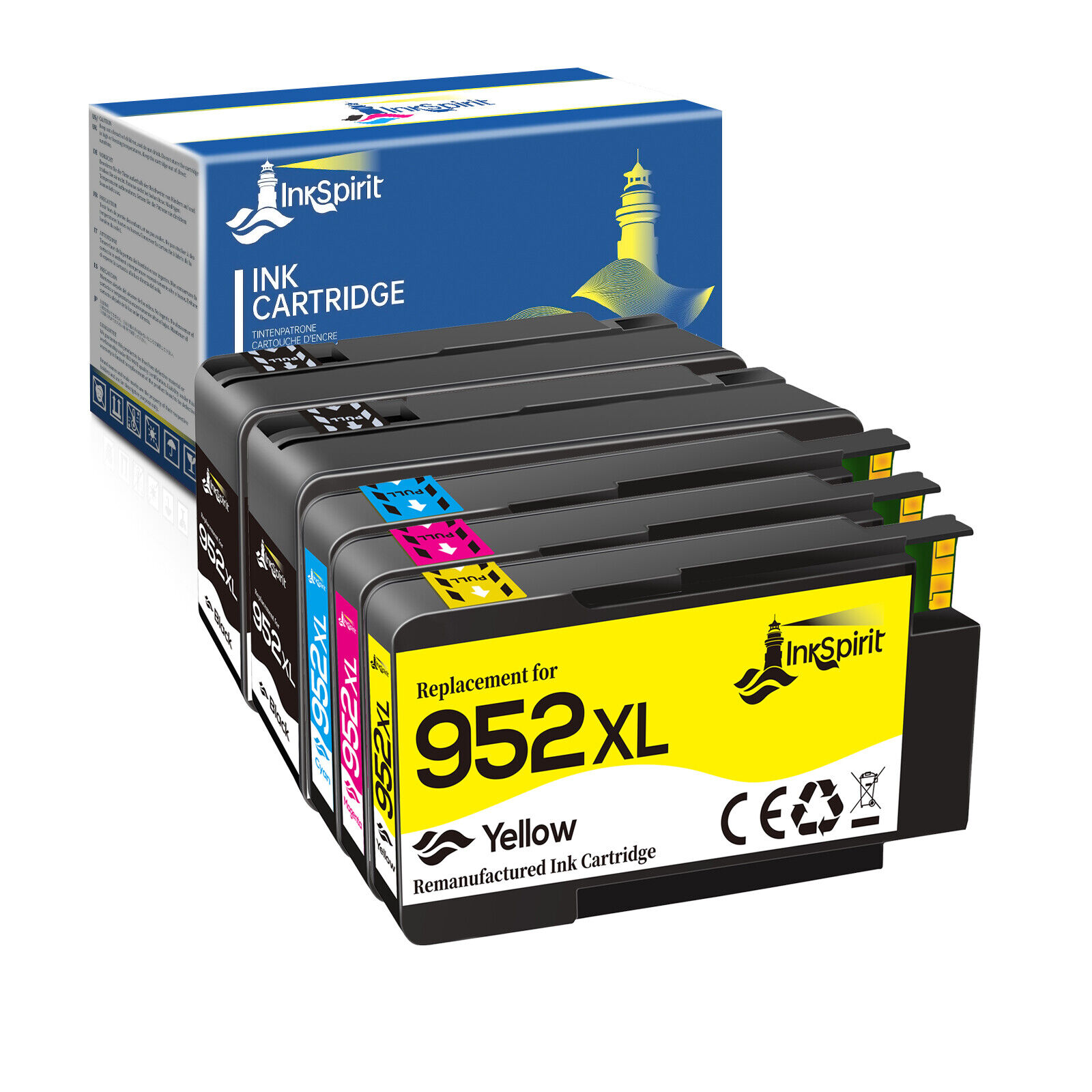 5 Pack 952XL Ink Cartridges for HP 952 XL OfficeJet Pro 7720 7740 8216 8700 8710