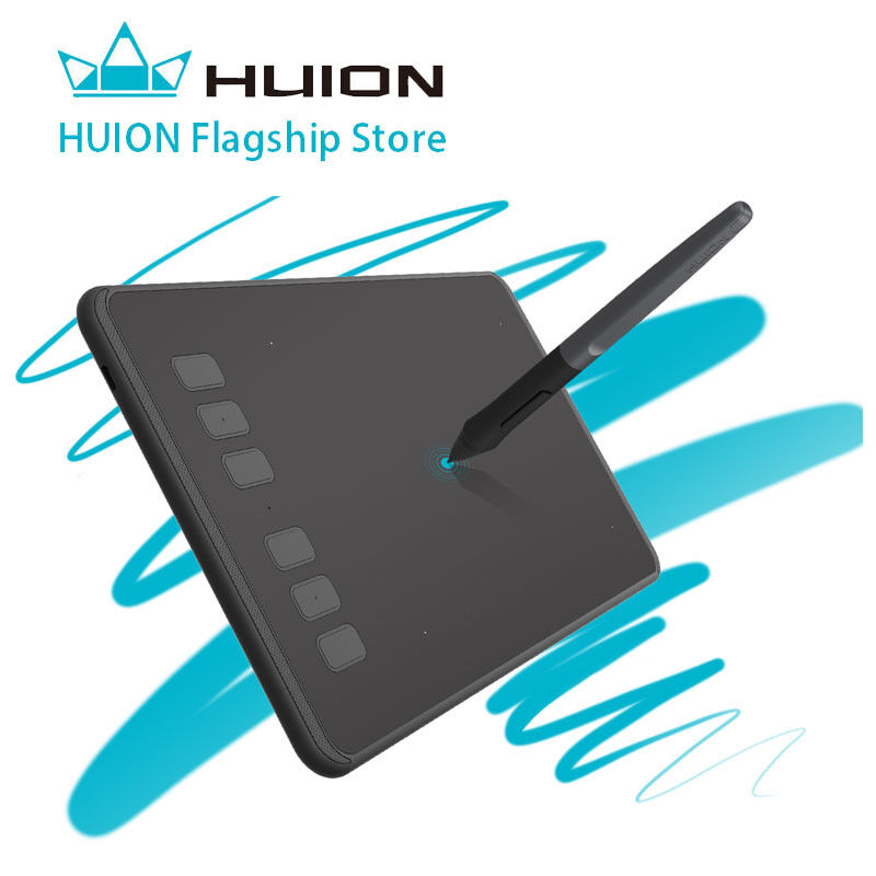 Certified Refurbished Huion H640P Graphics Tablet/Board Battery free Stylus Pen