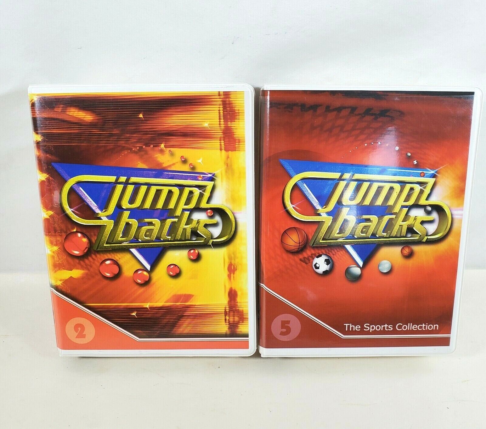 Vintage Digital Juice Jump Backs Volume 2 & 5 The Sports Collection VHS DVD