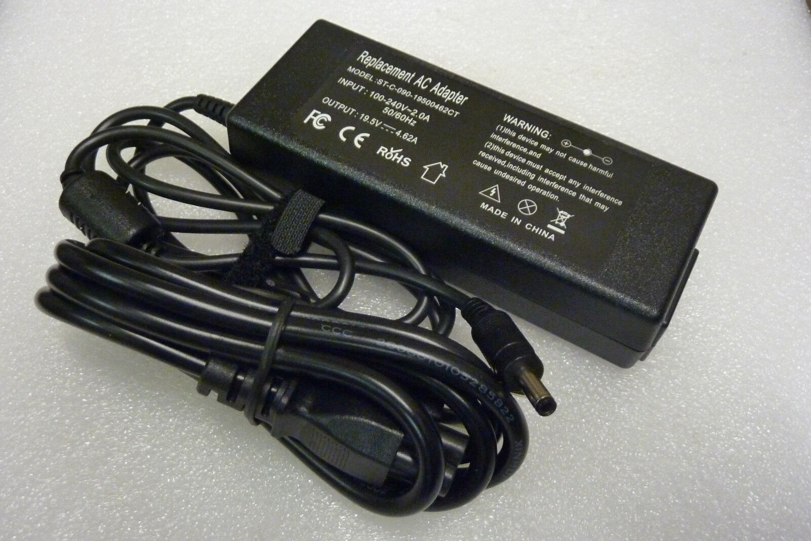 AC Adapter Cord Battery Charger 19.5V 4.62A 90W for HP Part Number 710413-001