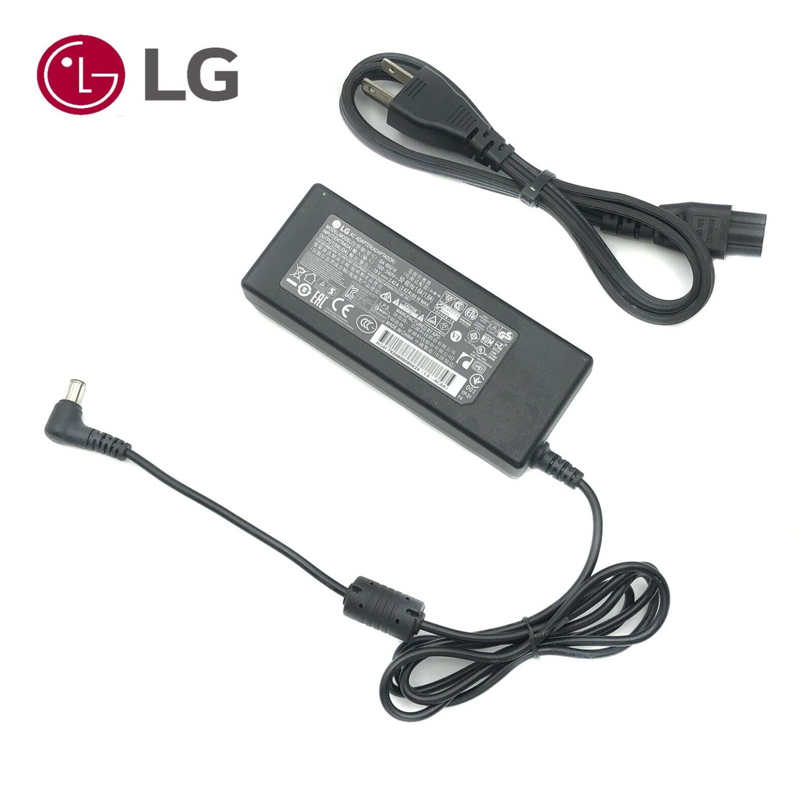 NEW Genuine LG AC Adapter For 43MU79 34UM64 34UM69G-B Monitor Charger w/PC OEM 