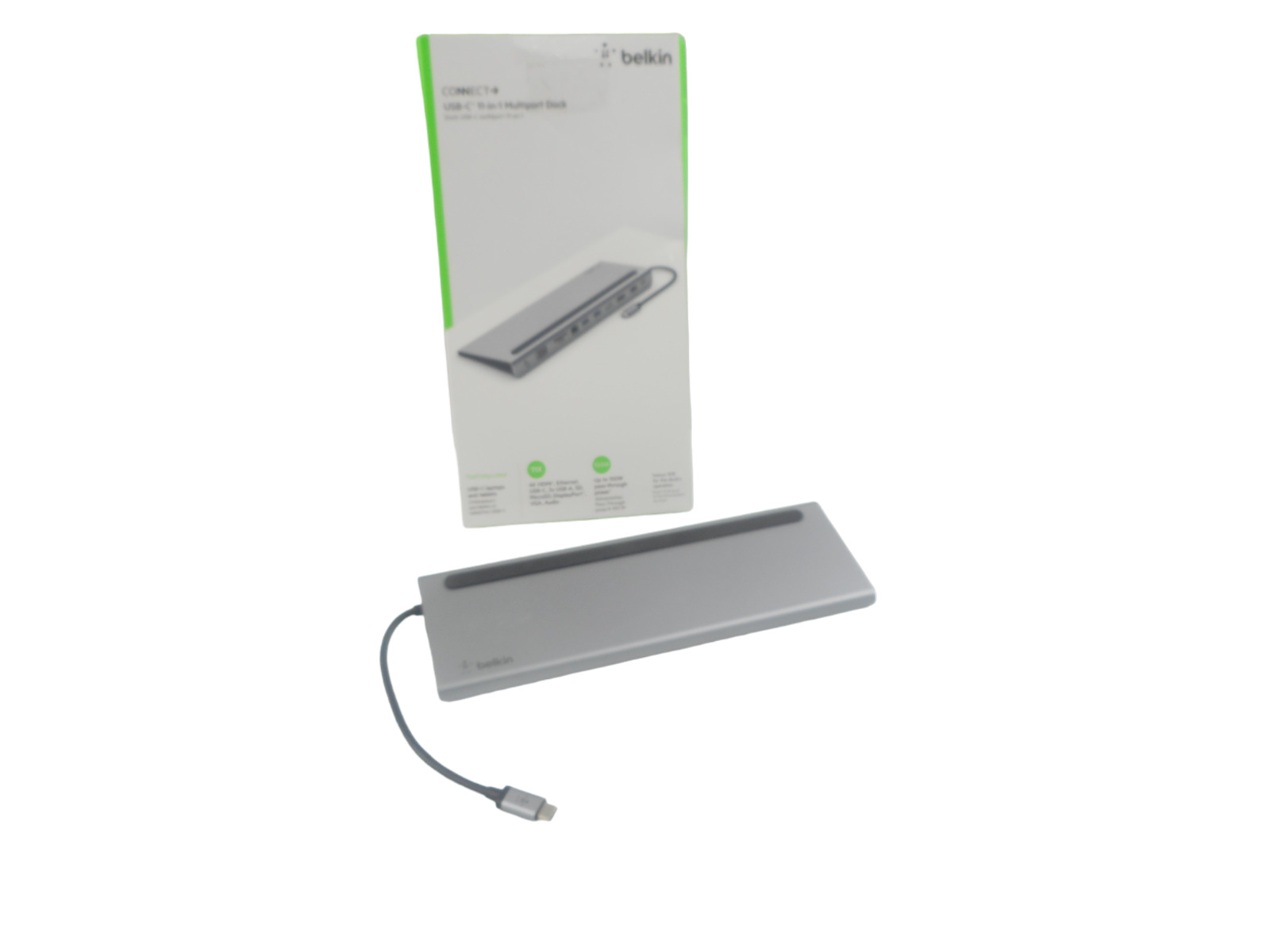Belkin 11-in-1 USB-C Multiport Dock| MacBook| Windows PC| 4521DN| Gray|