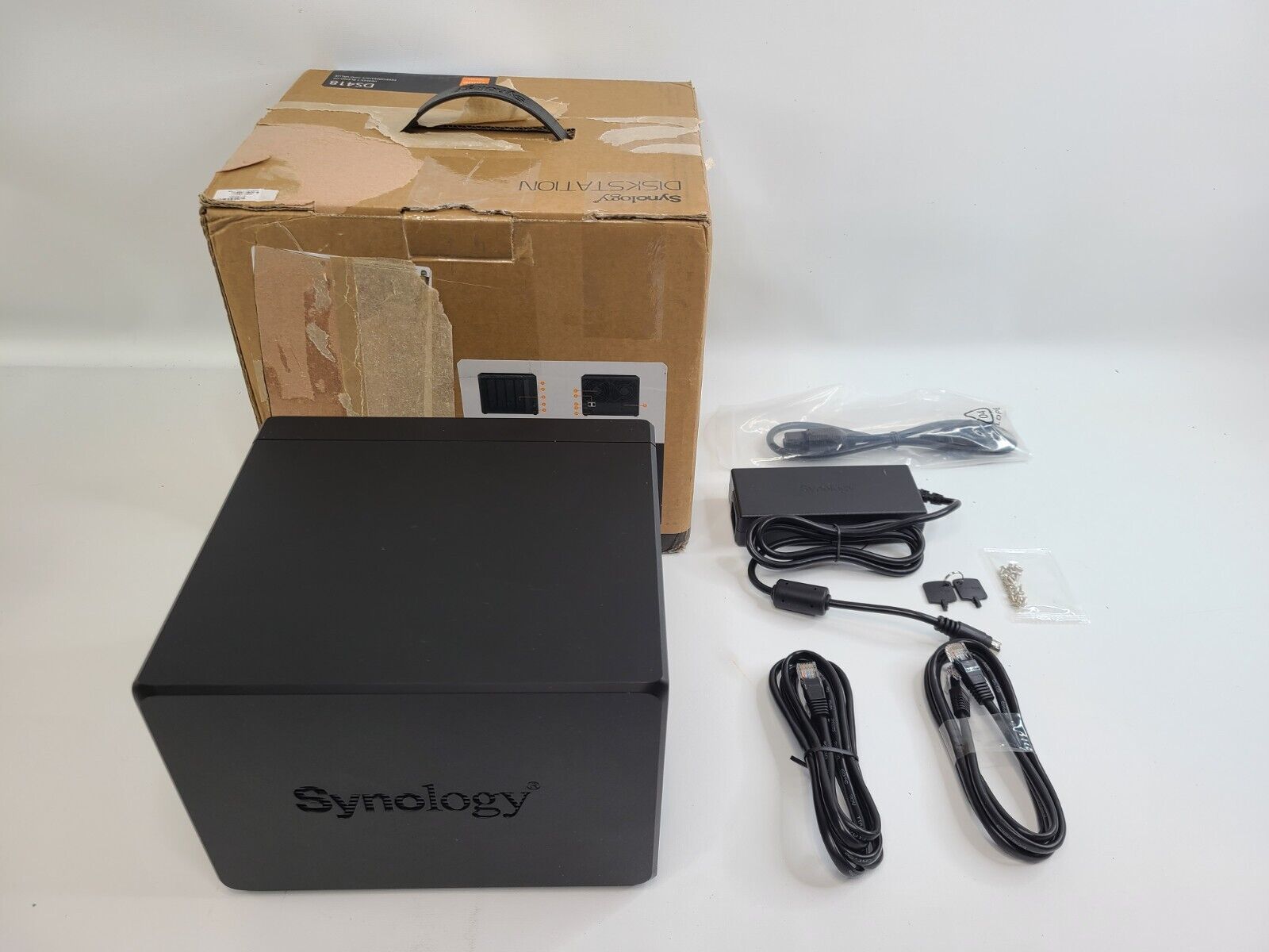 Synology 4 bay NAS DiskStation Model DS418 - Black - New - Open Box