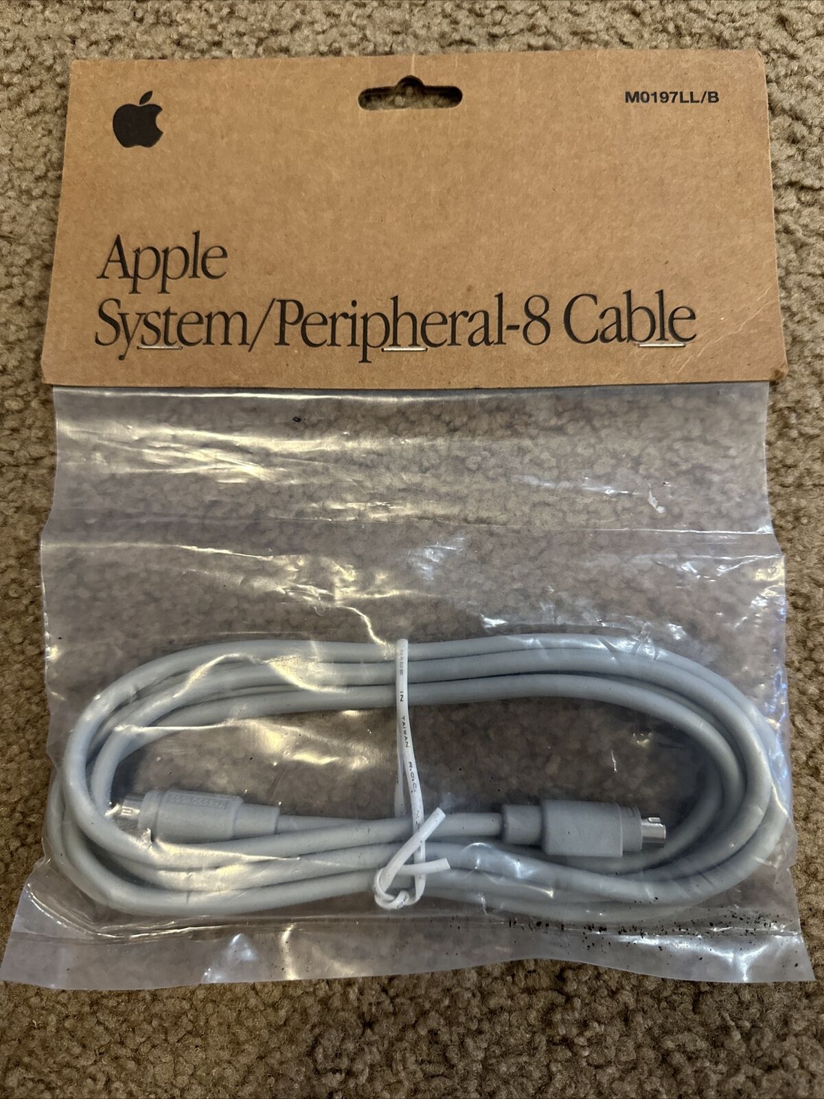 Vintage Apple System Peripheral 8 Cable New Old Stock Sealed M0197LL/B