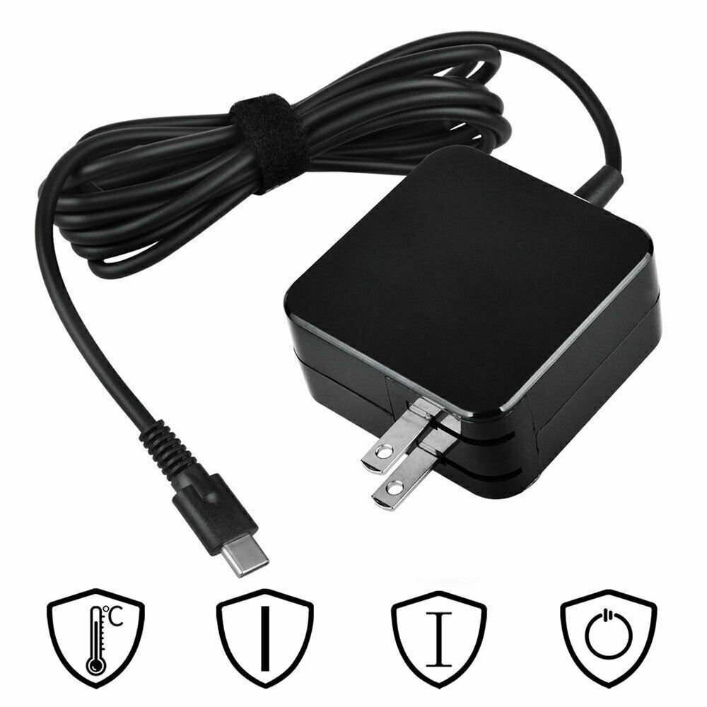 65W USB-C Smart Charger for HP ENVY x360 Convertible Laptop 15t-ed000 Touch