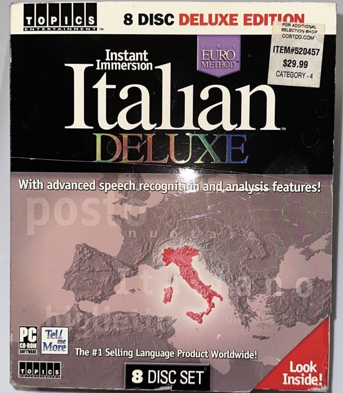 Instant Immersion Italian 8 disc deluxe edition – 2003