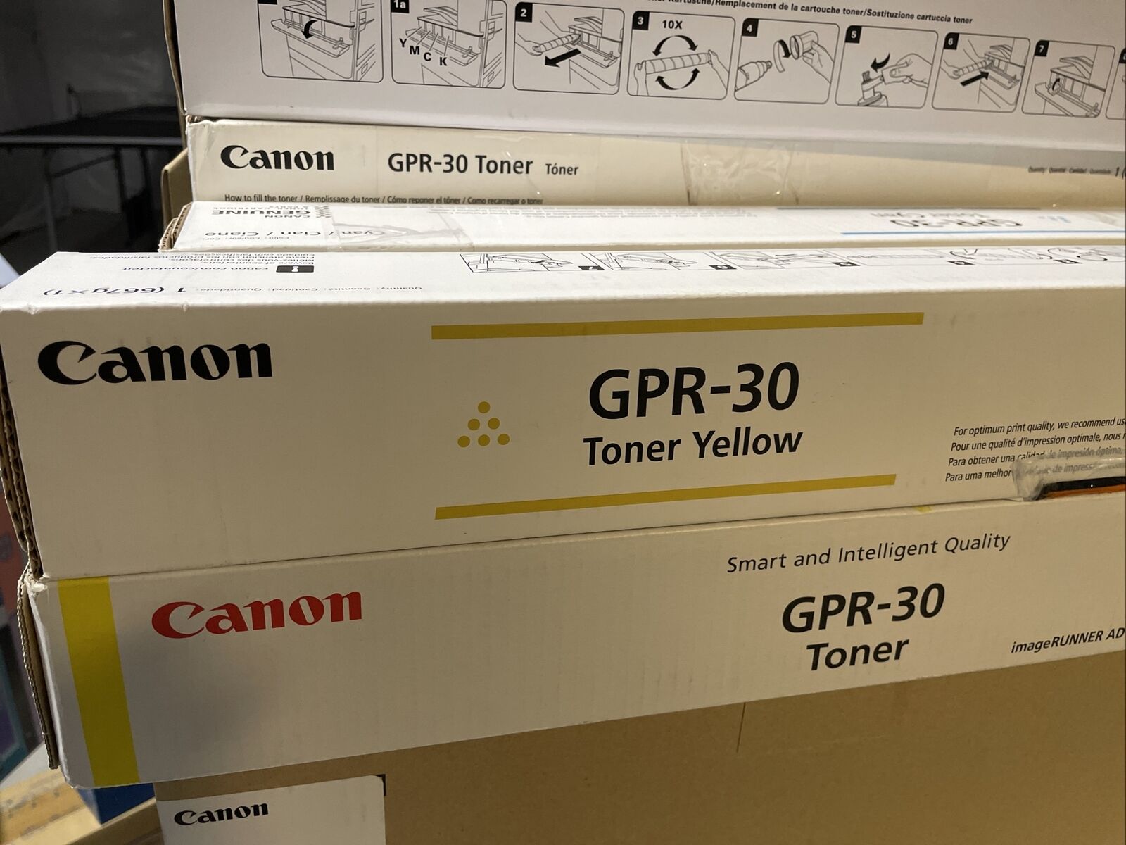 Canon GPR-30 Yellow Original Toner Cartridge  Brand New Sealed Genuine OEM