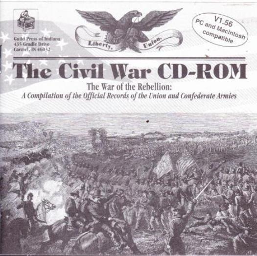 The Civil War CD-ROM: The War Of The Rebellion PC MAC CD official army records