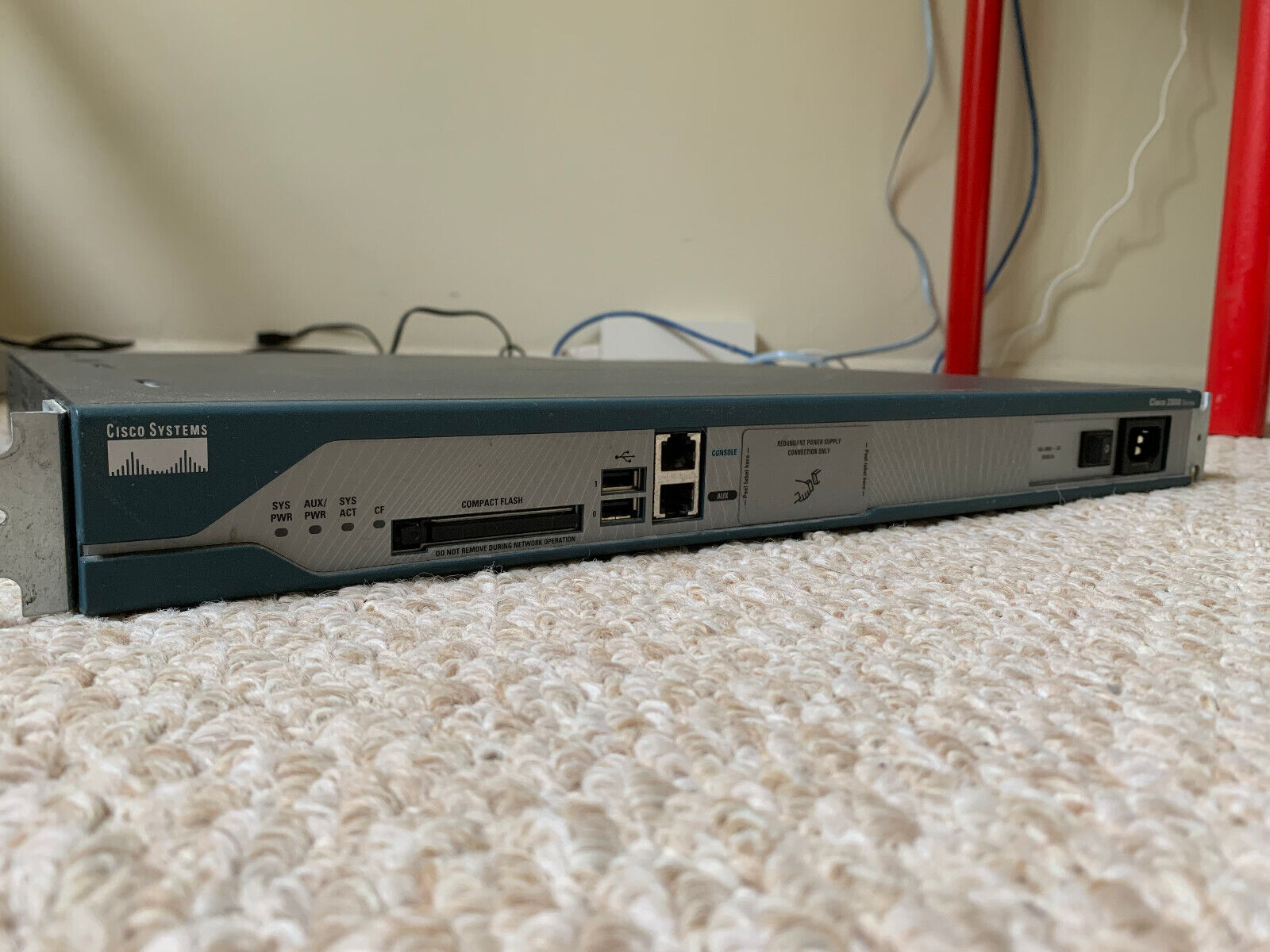 Cisco 2811 Router with Power Cord and CME software
