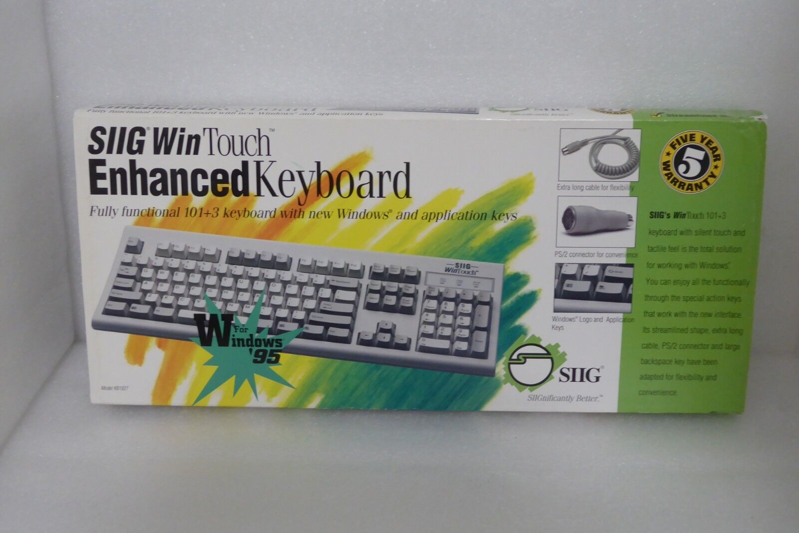 SIIG Win Touch 101+3 Enhanced Keyboard KB1927 