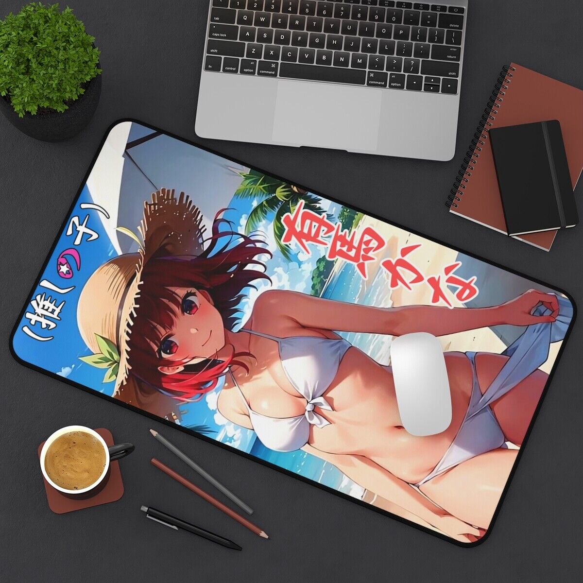 Waifu Kana Anime Oshi No Ko Mouse Pad Mat Large Game Play Keyboard Desk Manga