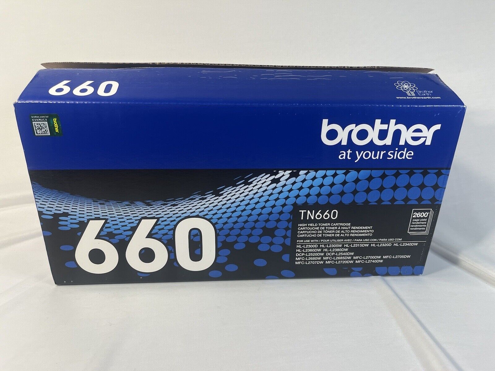 Brother TN660 High Yield Toner Cartridge New in Box Unopened