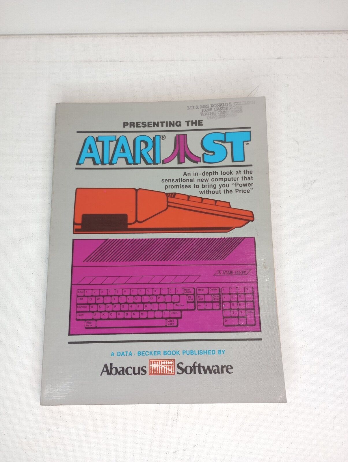 Atari ST Presenting Guide Book Vintage Abacus Software 1985 