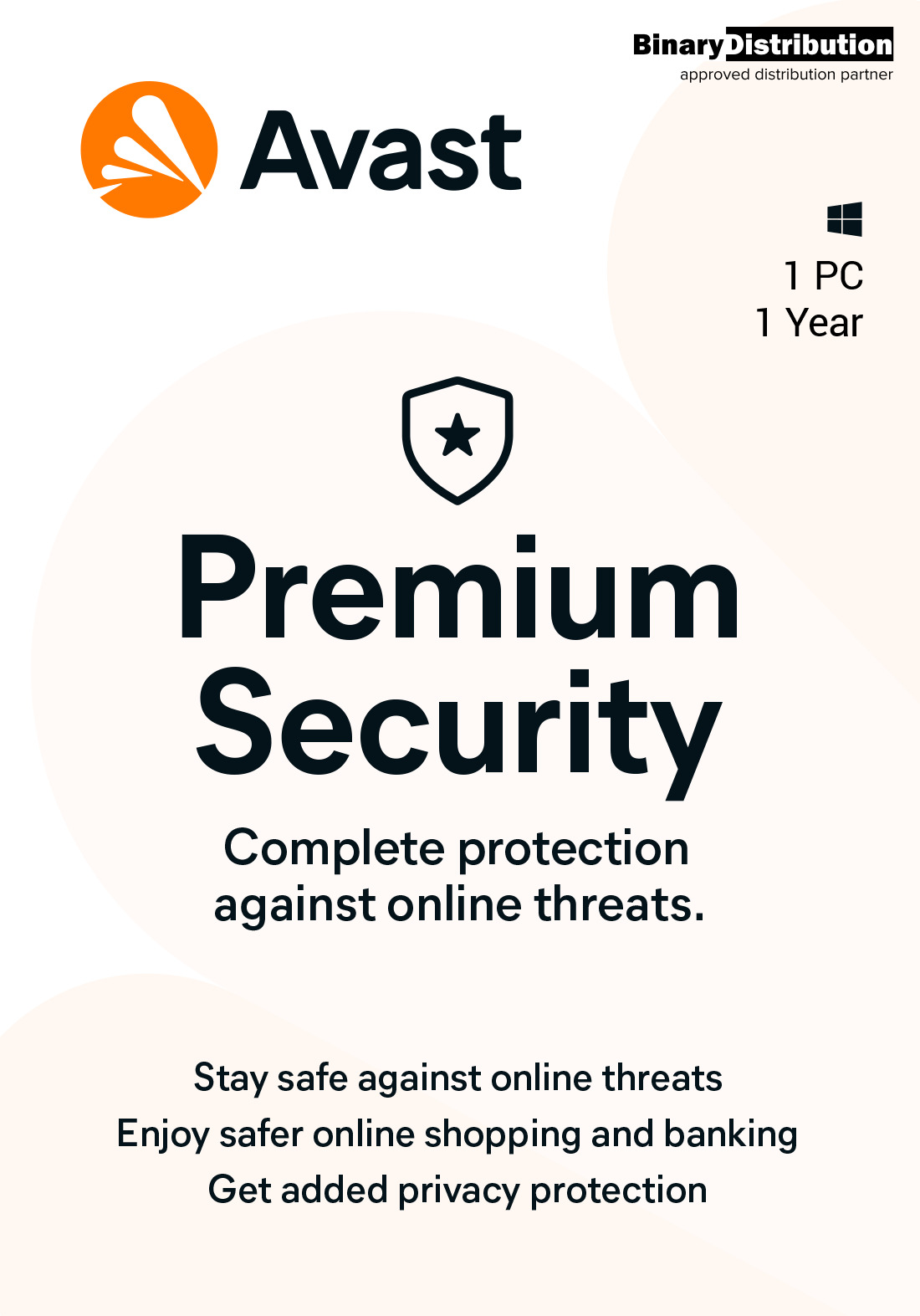 Avast Premium Security 2024 - 1 PC - 1 Year - [Download]