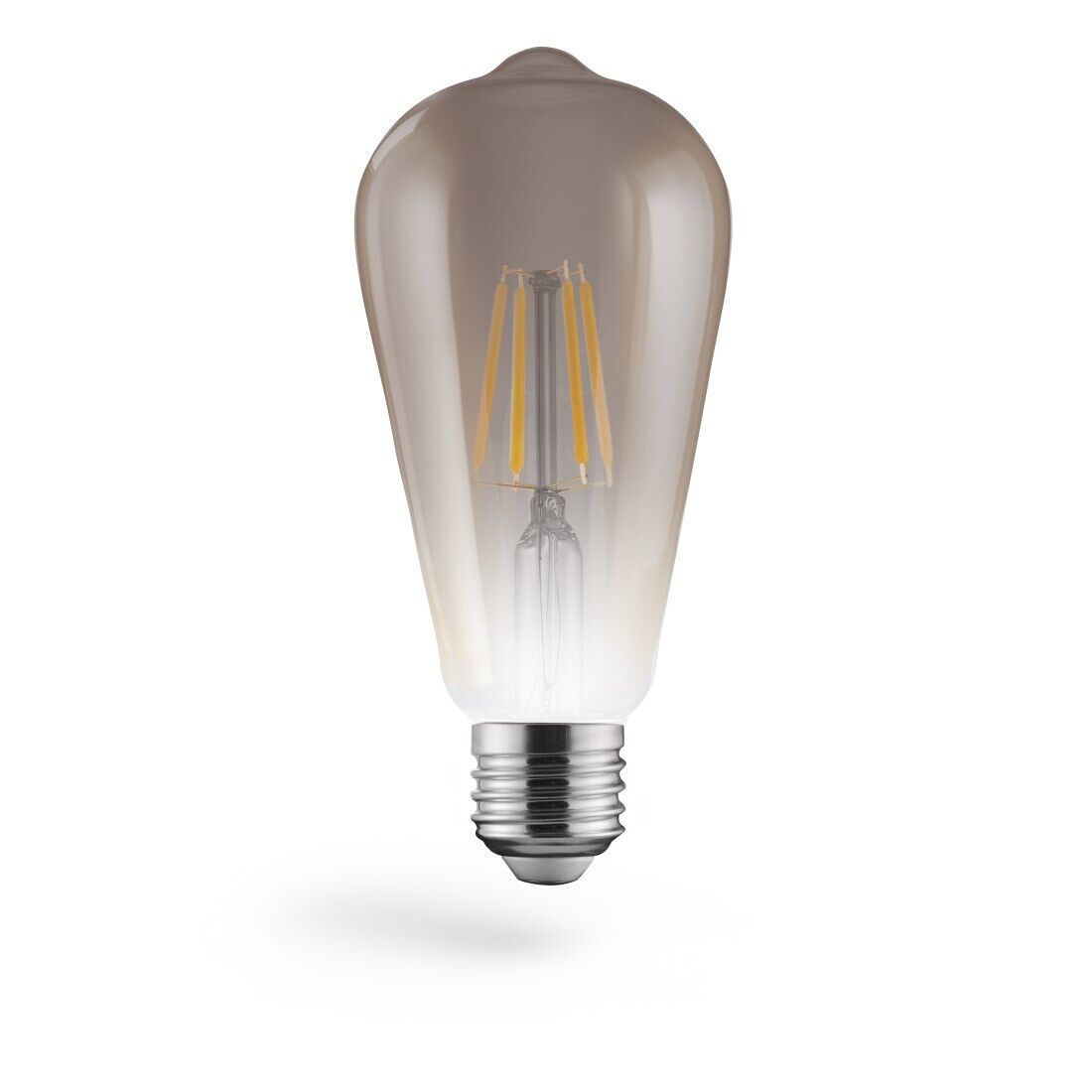 Bulb Filament LED, E27, 430lm 6W, Pist. Edison Vintage, White Warm