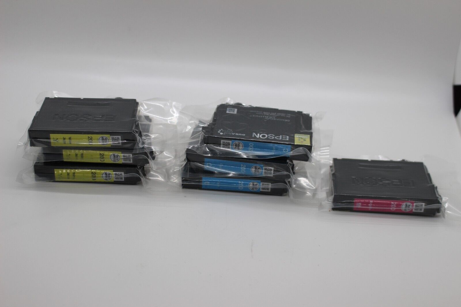 Lot 7 Genuine OEM Epson 200 Cyan Yellow Magenta Ink Cartridge Lot - New Open Box