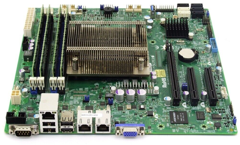 Supermicro X10SLL-F Server Motherboard Bundle Intel Xeon 4x 3.5GHz 32GB IPMI 2.0