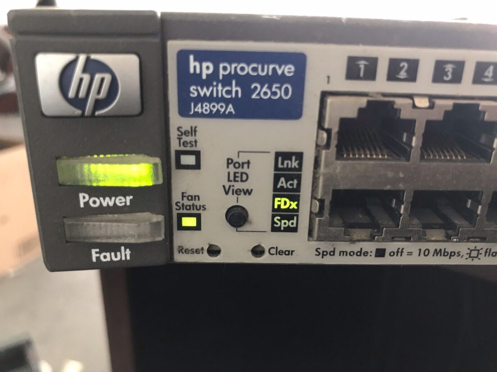 HP Procurve 2650 switch Model J4899A 48